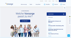 Desktop Screenshot of ihre-vorsorge.de