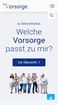 Mobile Screenshot of ihre-vorsorge.de